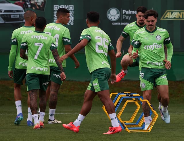 Dupla titular volta a treinar e pode reforçar o Palmeiras no Brasileirão
