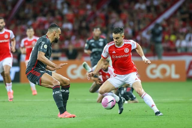 Em jogo atrasado, Inter e Flamengo empatam no Beira-Rio