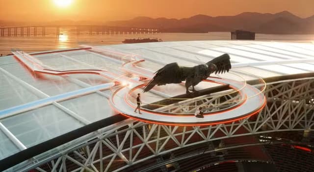 Com urubu no teto: veja como será o novo estádio do Flamengo