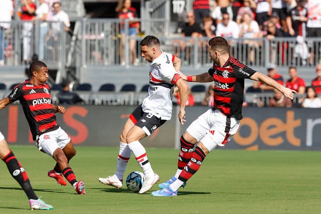 São Paulo e Flamengo empatam sem gols em amistoso pela FC Series nos EUA