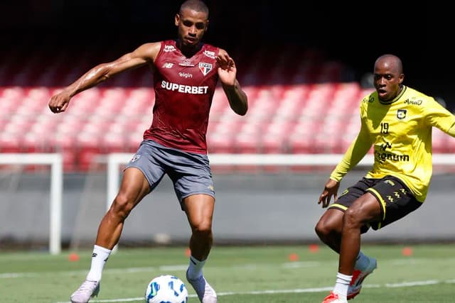 Sem Calleri, São Paulo vence o São Bernardo em jogo-treino no Morumbis