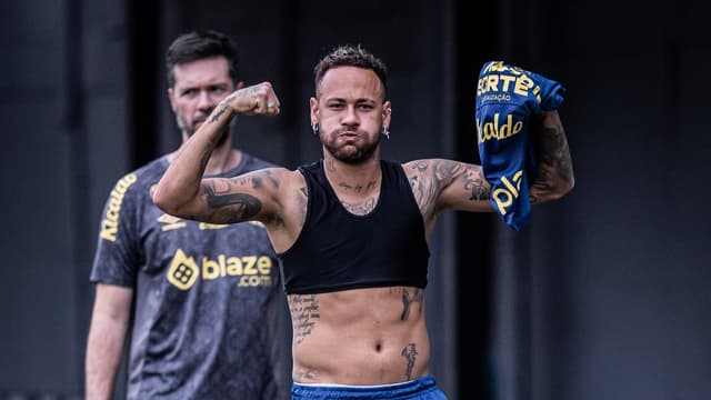 Neymar titular? Interino define escalação do Santos contra o Galo