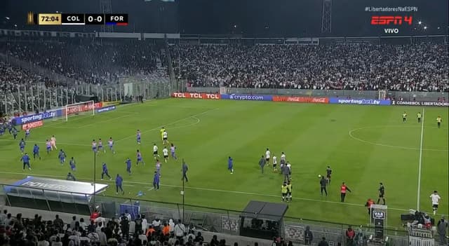 Fortaleza pode ser declarado vencedor da partida contra o Colo-Colo; entenda