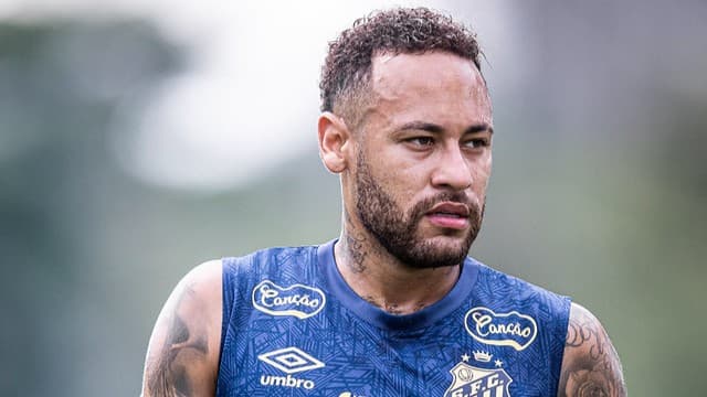 Neymar dá as caras e passa em branco na vitória do Santos