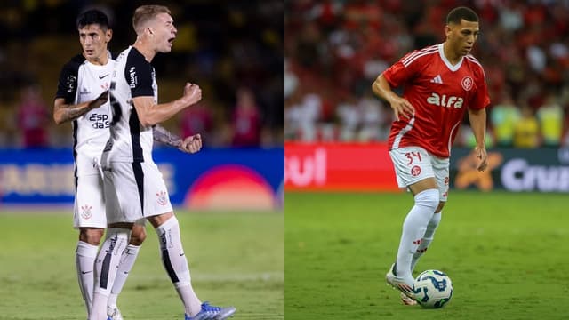 Corinthians x Internacional: Onde assistir, horário e escalações