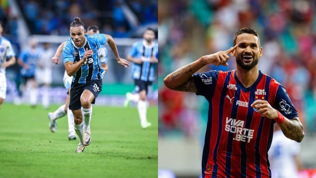 Grêmio x Bahia: Onde assistir, horário e escalações