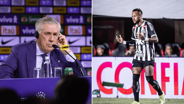 Ancelotti explica como deve escalar Neymar na Seleção Brasileira