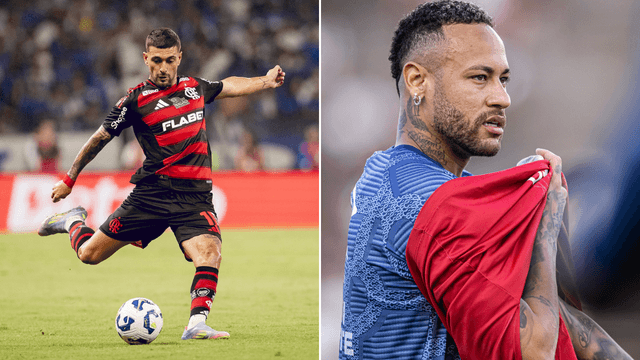 Arrascaeta revela sonho de jogar com Neymar e faz ‘convite’