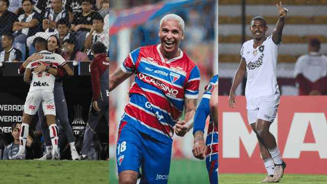 Veja o que falta para São Paulo, Botafogo e Fortaleza avançarem na Libertadores