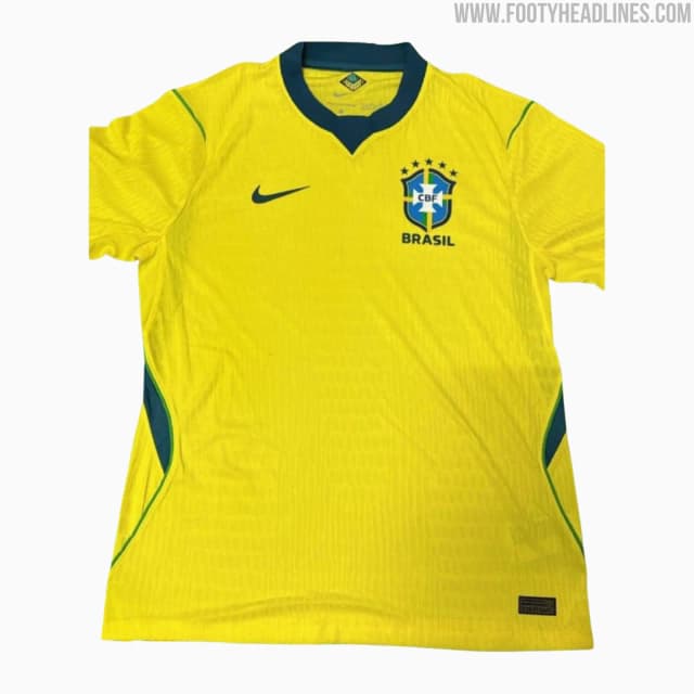 Site vaza possível camisa da seleção brasileira para a copa do mundo 2026