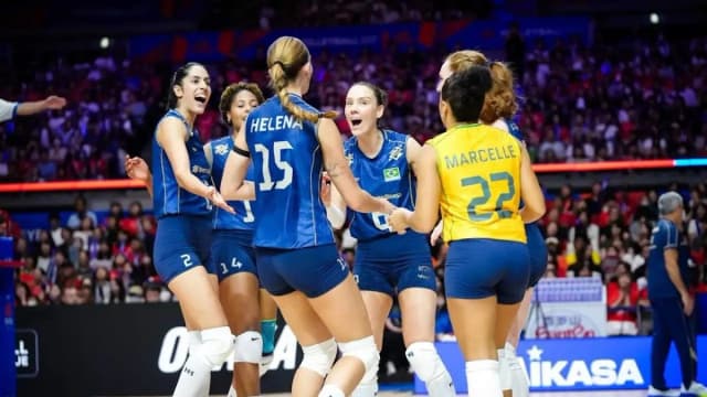 VNL feminina: Brasil perde para a Turquia e fica com a prata pela quinta vez