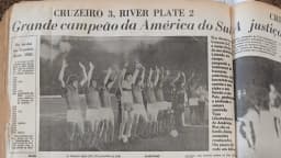 Cruzeiro campeão da Libertadores de 1976: como o título histórico sobre o River Plate foi relatado