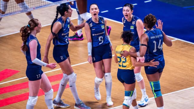 Vôlei feminino: Brasil vence Itália e avança para a final da Liga das Nações