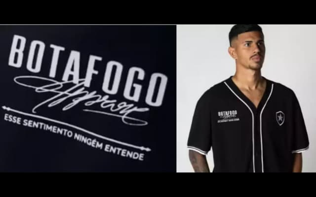 Botafogo e Approve lançam coleção e camisa com erro ortográfico esgota
